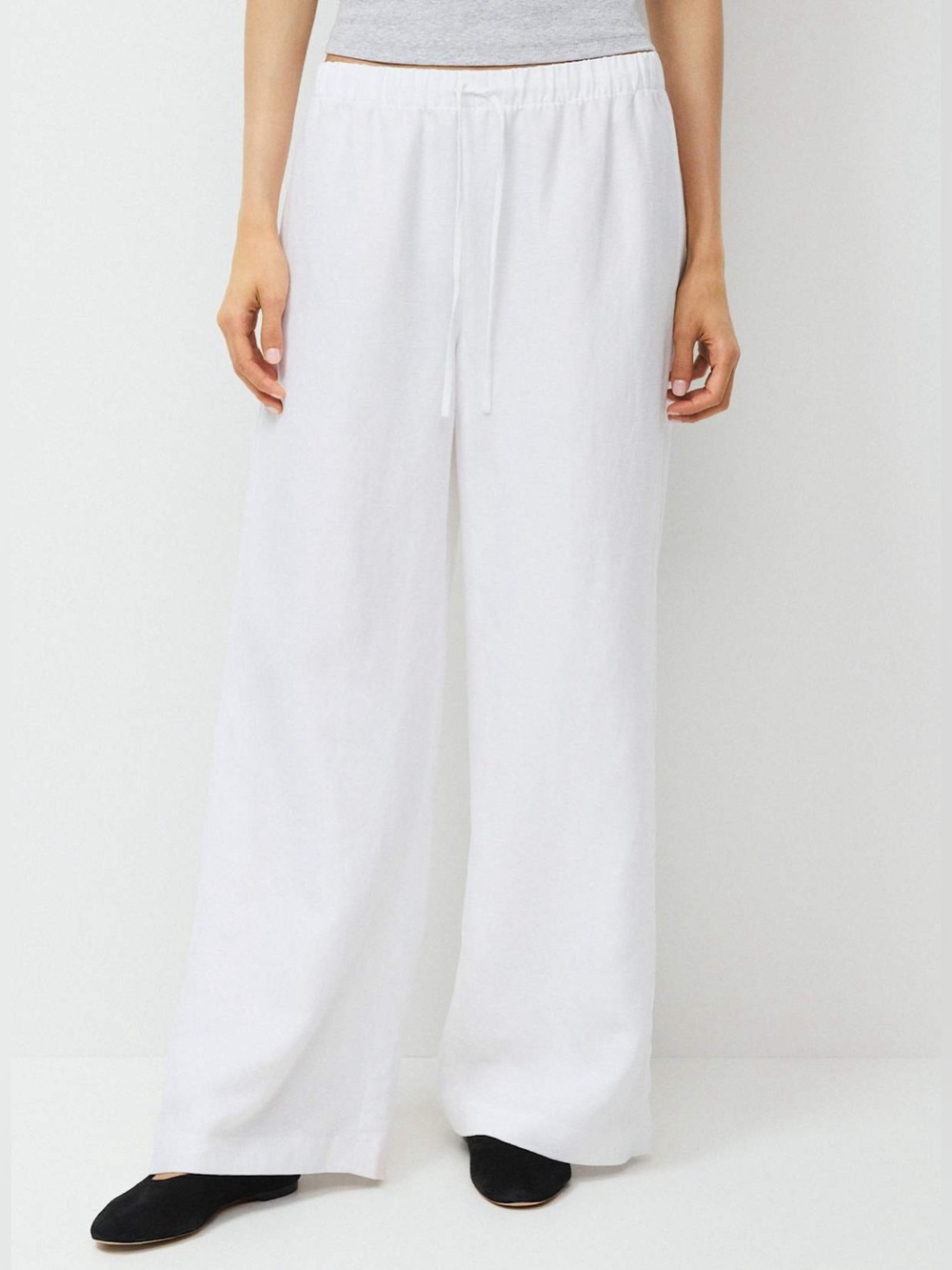 Aritzia Wilfred The Lodge Pant CruiseLinen In White Size 2XS